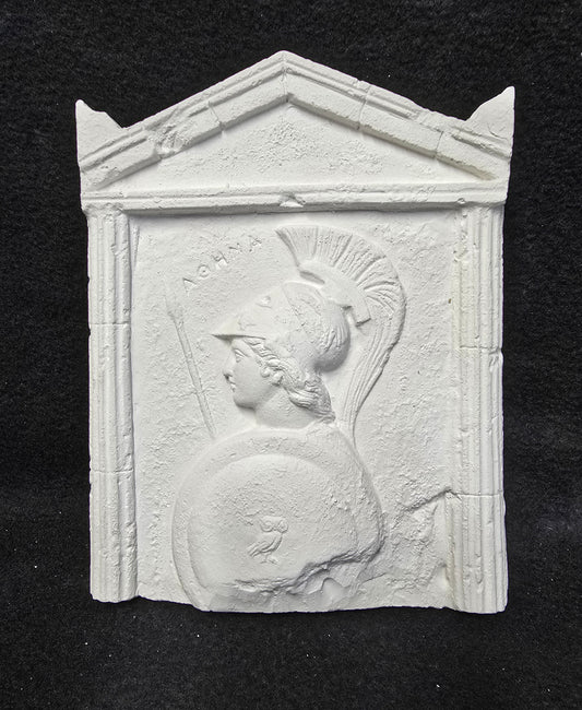 Athena Handcrafted Alabaster Plaque - Timeless Artisan Item