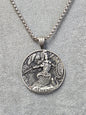 Athena Stainless Steel Pendant Necklace – Strength & Wisdom