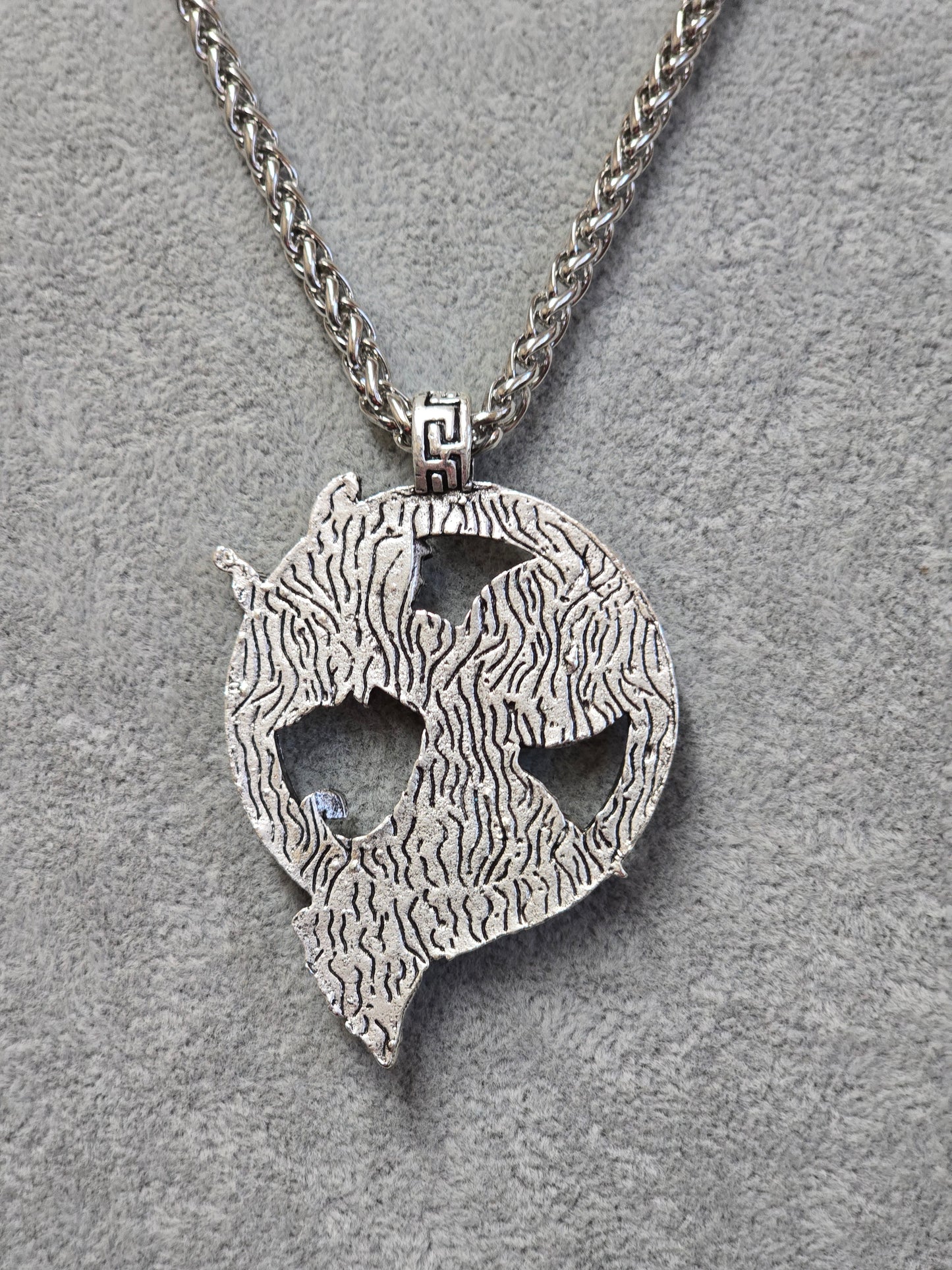 Large Athena Pendant Necklace – Strength & Elegance