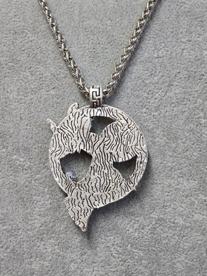 Large Athena Pendant Necklace – Strength & Elegance
