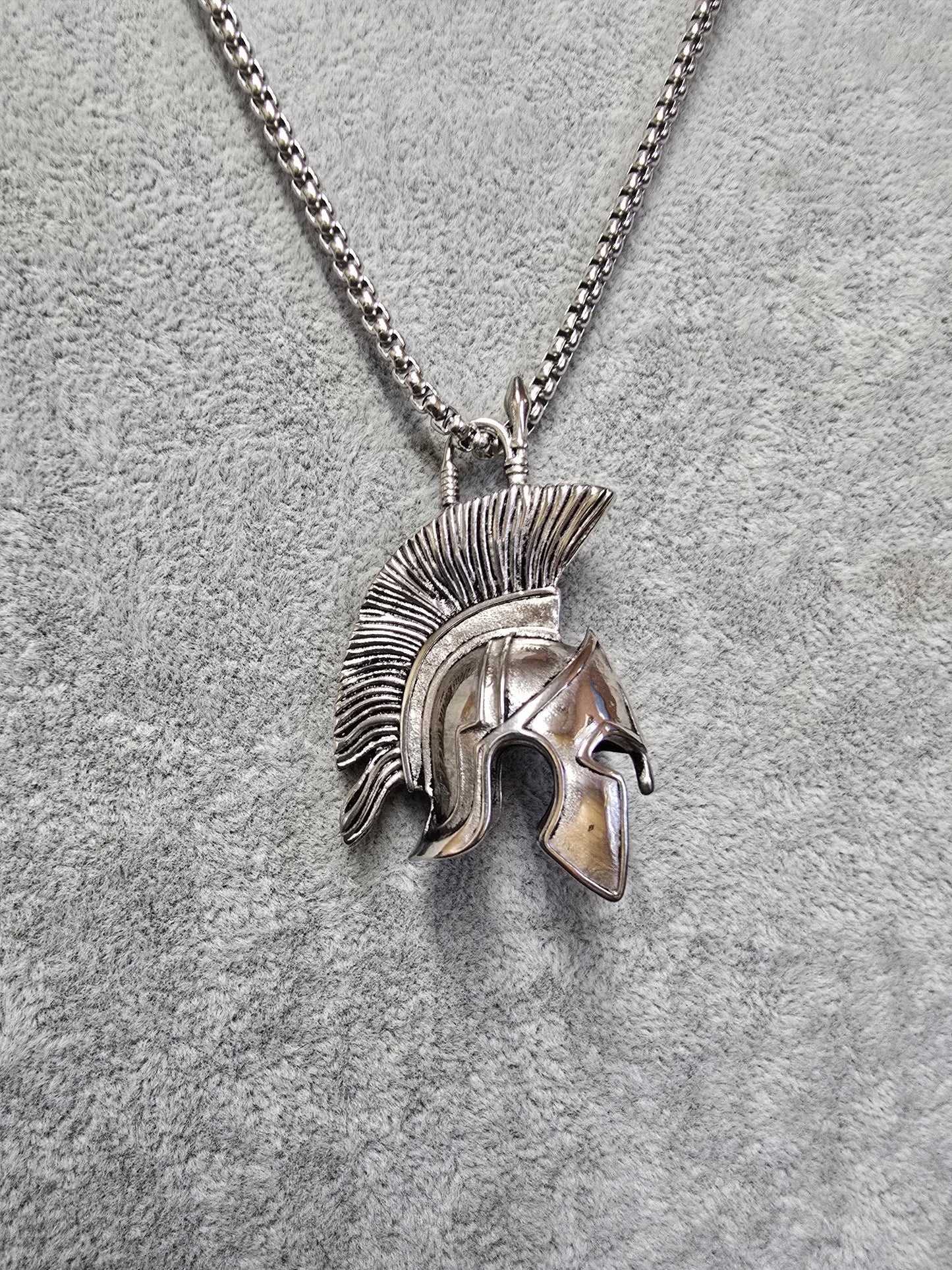 Spartan Warrior Pendant Necklace – Strength & Durability