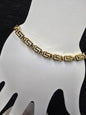14K Gold Plated Greek Key Bracelet