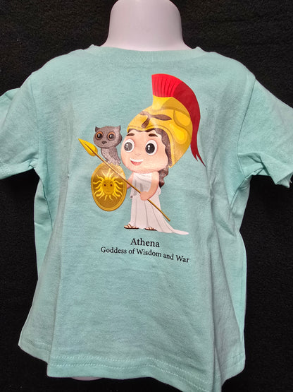 Athena – Goddess of Wisdom Toddler Tee
