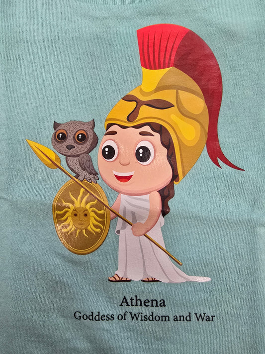 Athena – Goddess of Wisdom Toddler Tee