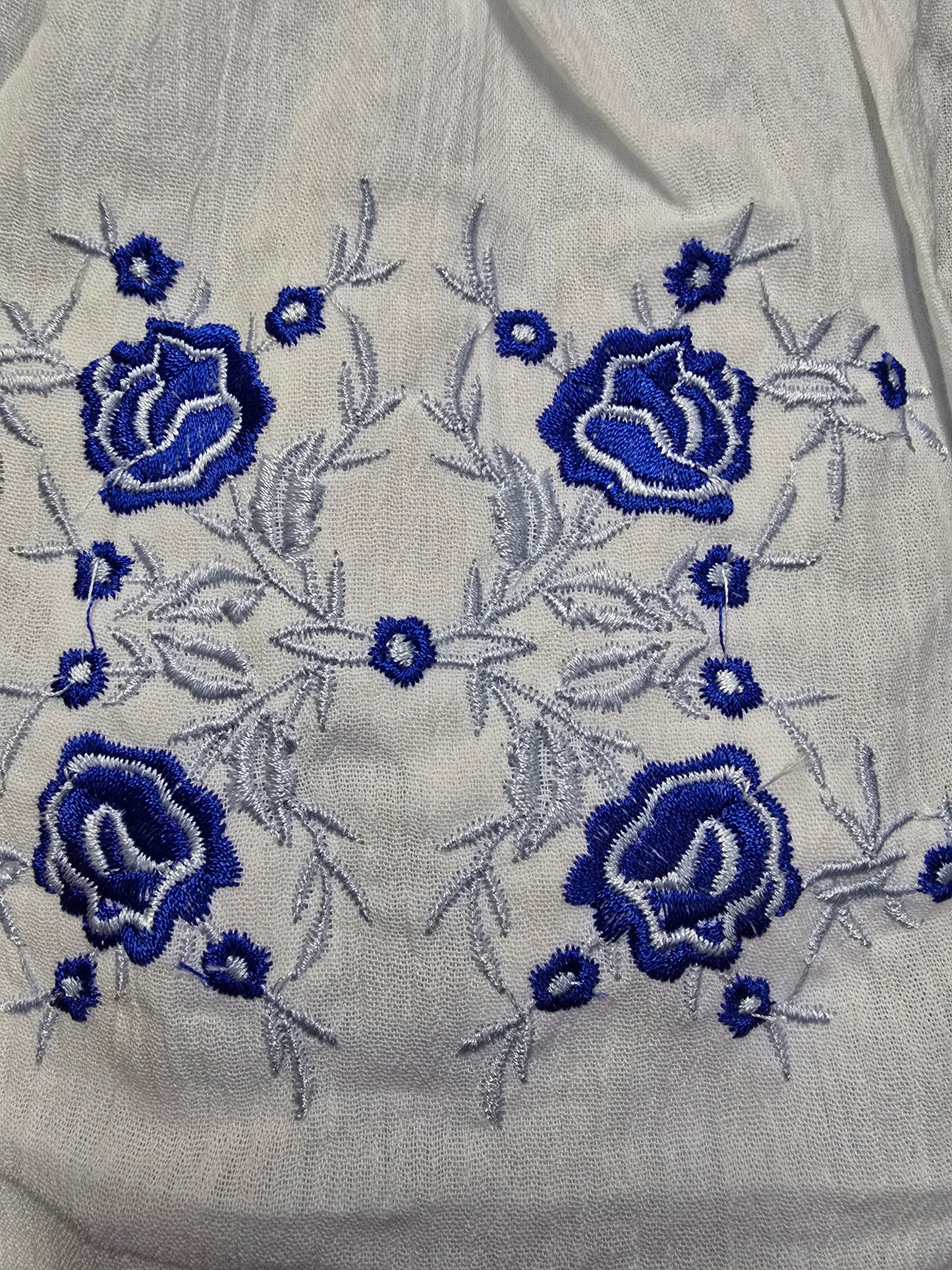 Girls' Embroidered Cotton Dress – Imported from Greece