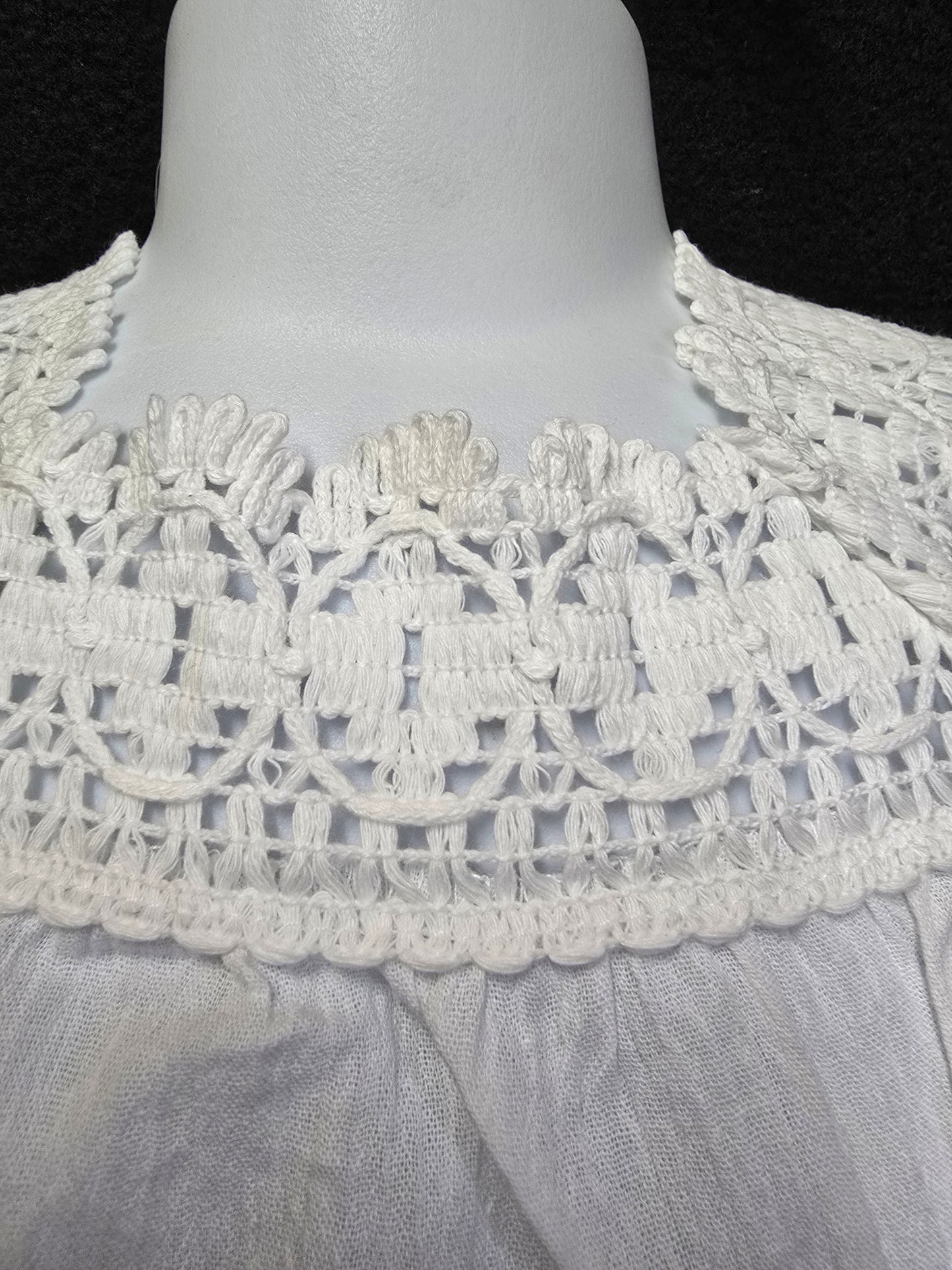 Girls' Embroidered Cotton Dress – Imported from Greece