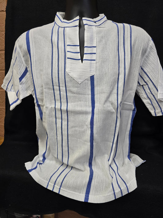 Men’s Classic Greek Cotton Shirt - Imported