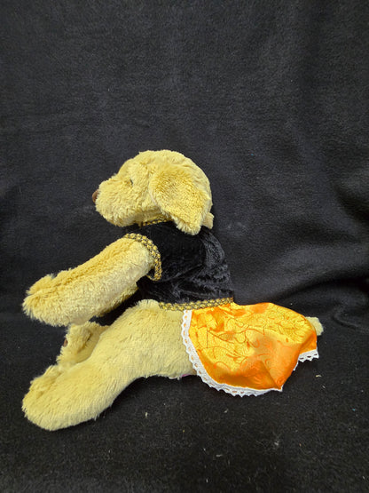 Super Soft Plush Greek Dance Dog – 40 cm Traditional Costume