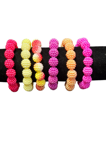 Child's Bubblegum Bead Bracelet