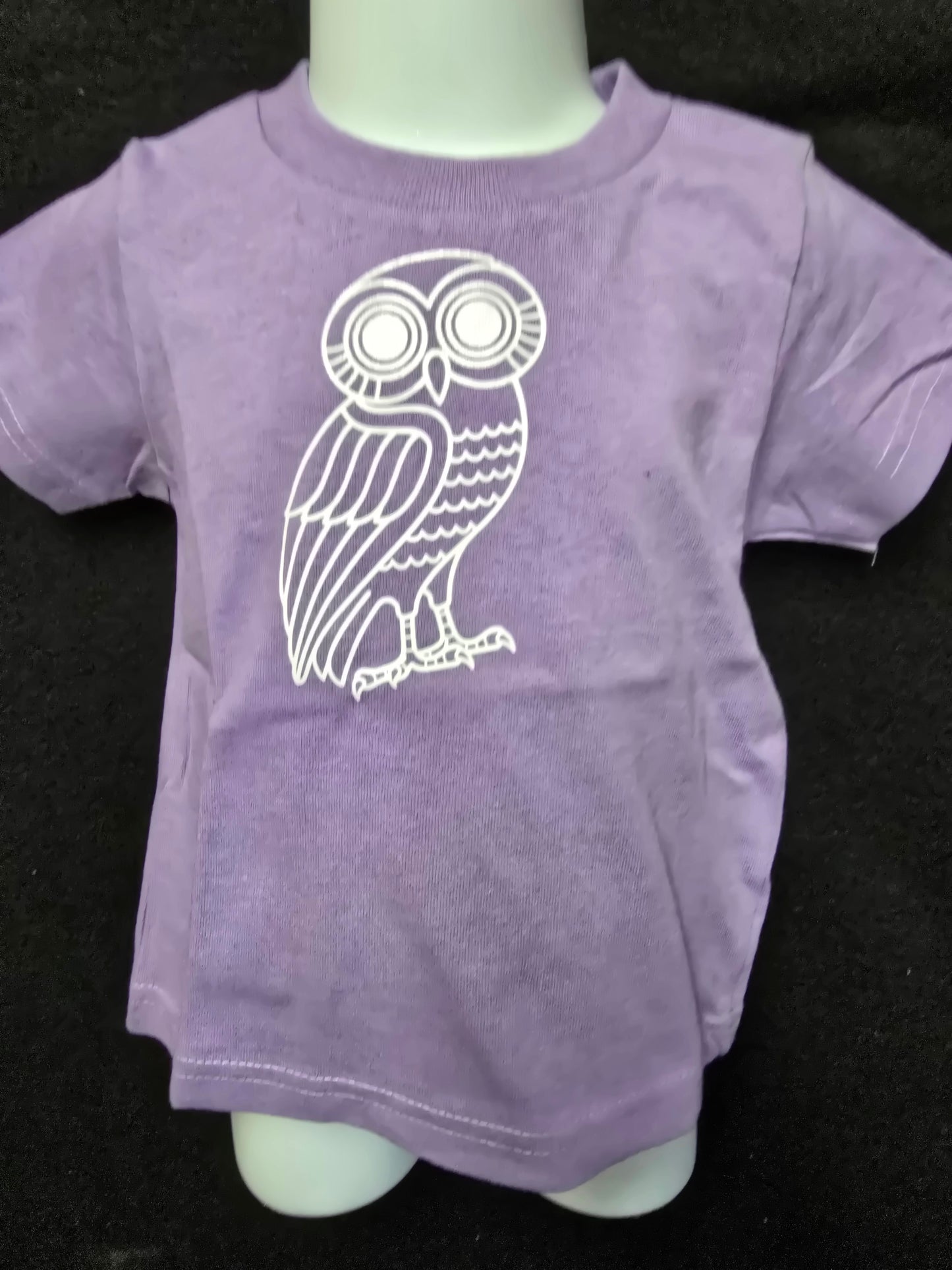 Athens Owl of Wisdom Toddler Tee Shirt – Soft 100% Cotton
