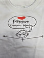 I Love Pappou This Much Toddler Shirt – Soft 100% Cotton