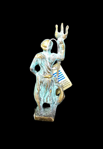 Solid Bronze Poseidon Statue – Handcrafted in Greece