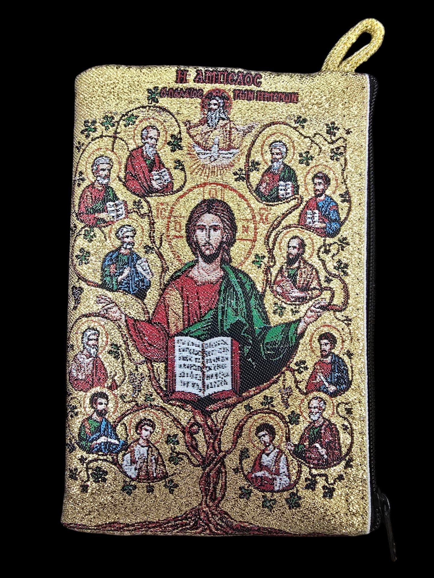 4" x 6" Religious Design Purse – Woven Carpet Material