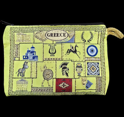 4" x 6" Greek Symbol Purse – Film-Woven Carpet Material