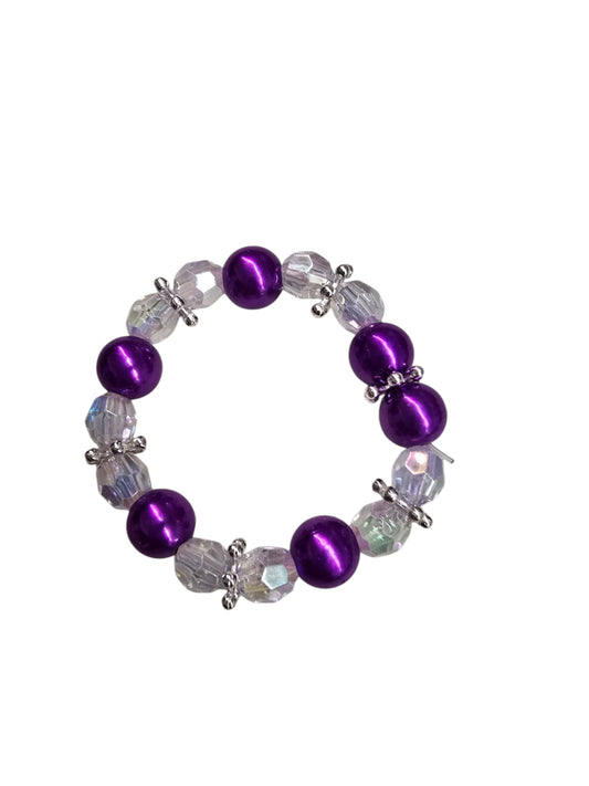 Purple Dreams Bead Bracelet