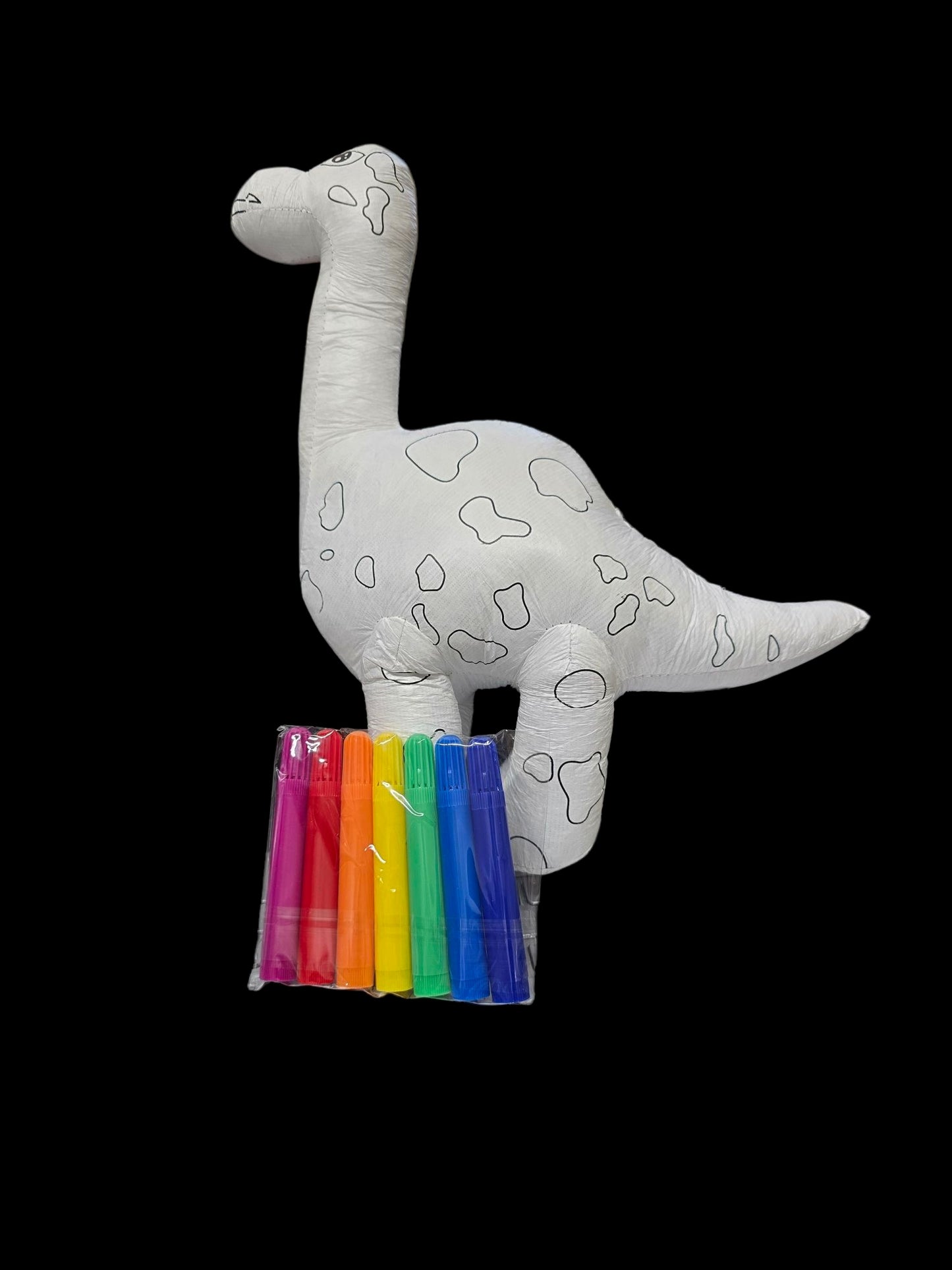 Paintable Reusable Animal Toy with Washable Markers
