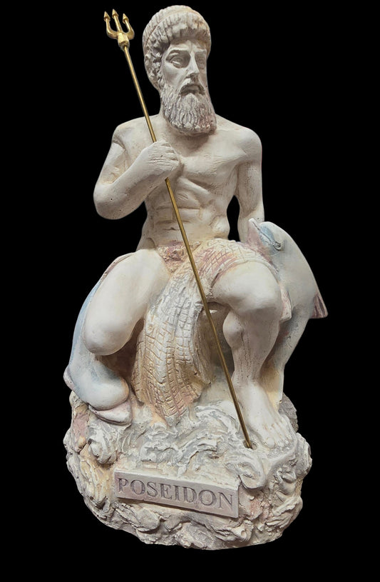 Alabaster Statue of Poseidon – God of the Sea