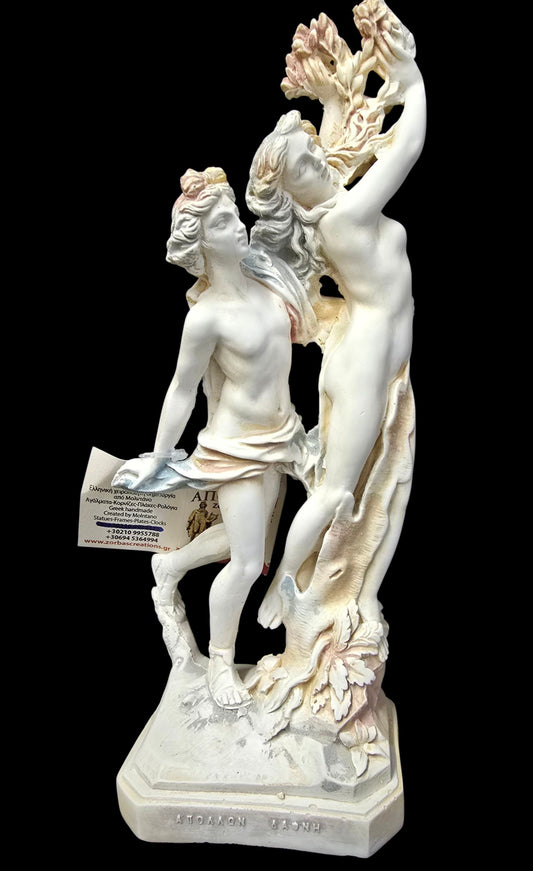 Apollo and Daphne – Mythological Transformation in Handcrafted Alabaster