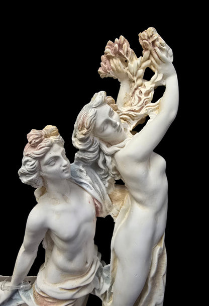 Apollo and Daphne – Mythological Transformation in Handcrafted Alabaster