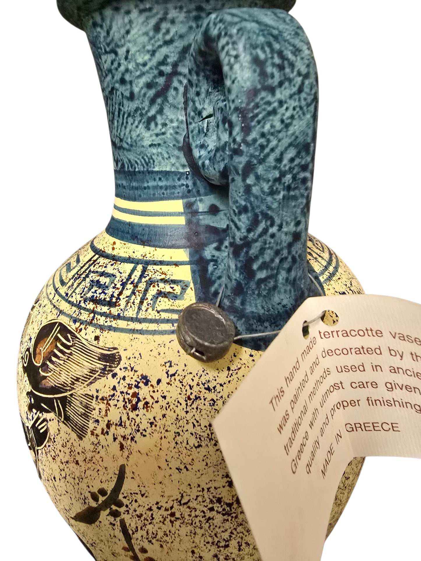 Handmade/Handmade Painted Greek Vase