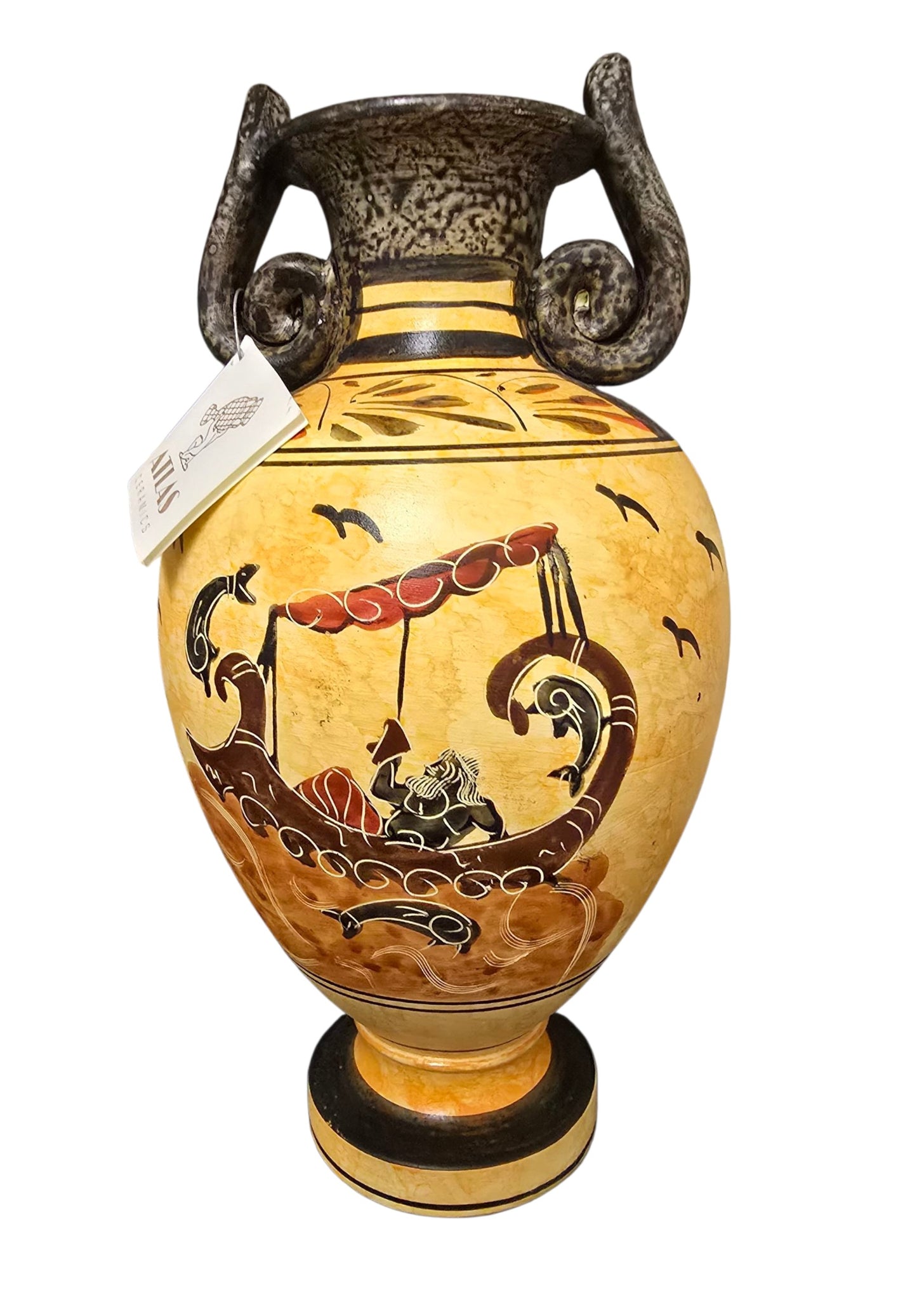 Handmade/Hand Painted Imported Museum Replica Greek Vase