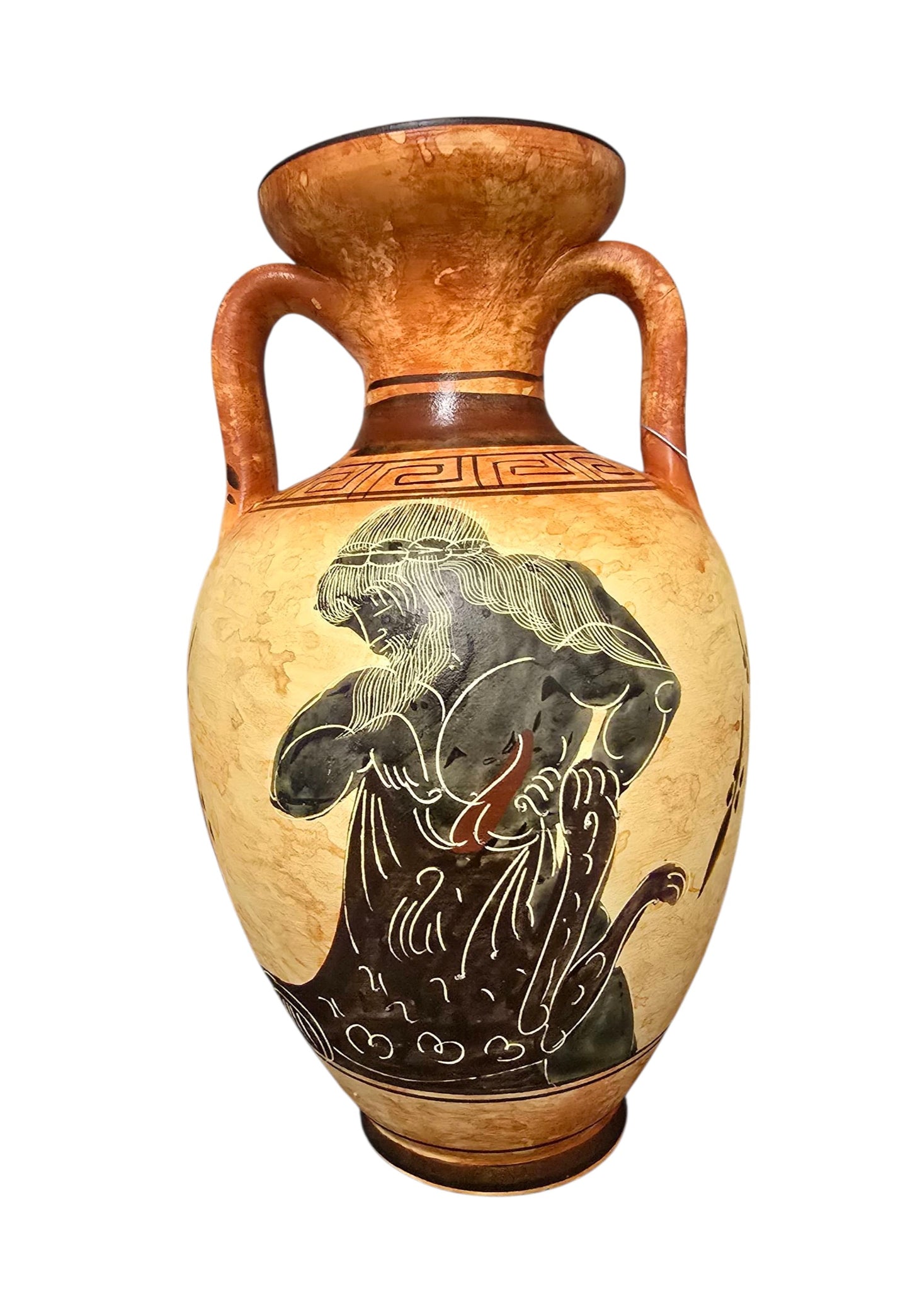 Handmade/Hand Painted Imported Museum Replica Greek Vase