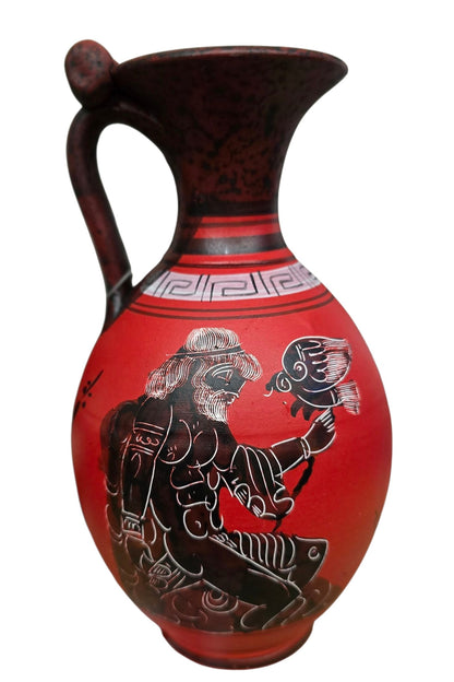 Handmade & Hand-Painted Museum Replica Vase – Imported from Athens, Greece
