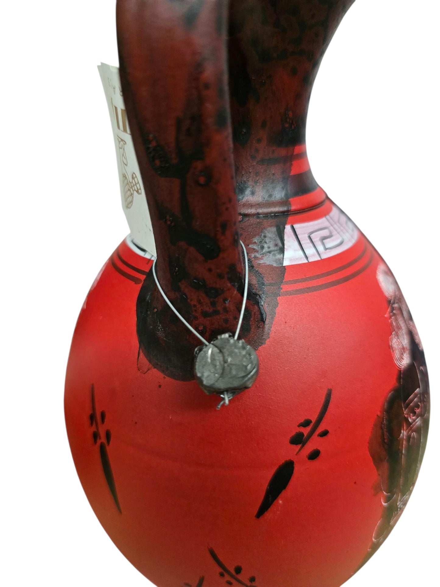 Handmade & Hand-Painted Museum Replica Vase – Imported from Athens, Greece