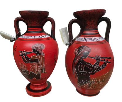 Handmade & Hand-Painted Museum Replica Vase – Imported from Athens, Greece