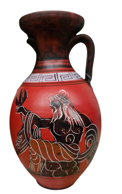 Handmade & Hand-Painted Museum Replica Vase – Imported from Athens, Greece