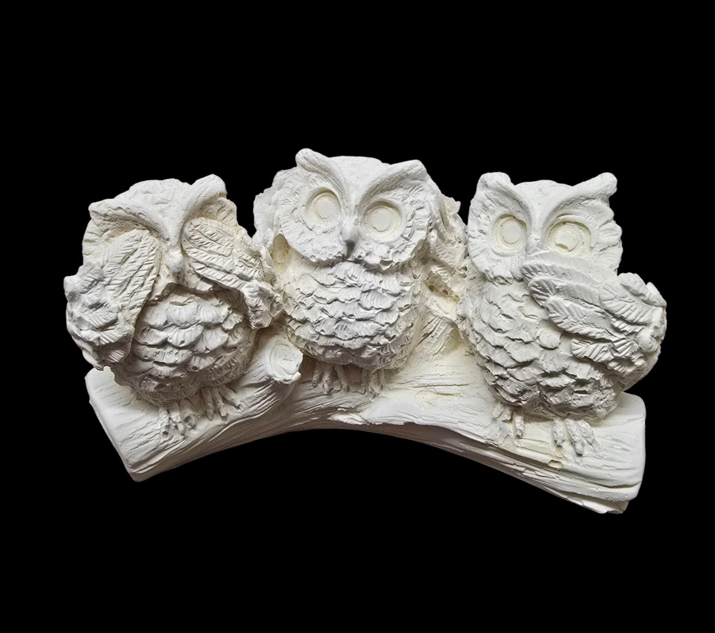 Three Wise Owls Figurine – Imported from Greece