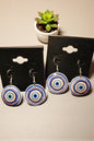 Evil Eye Inspired Concentric Circle Earrings