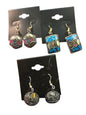 Mosaic-Style Inlay Earrings