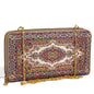 Chic Woven Fabric Purse/Wallet with Traditional Embroidery