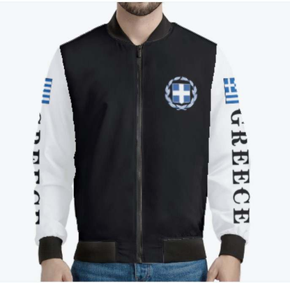 Greece Bomber Jacket – 3D Printing & Greek Flag Sleeves