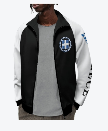 Greece Bomber Jacket – 3D Printing & Greek Flag Sleeves