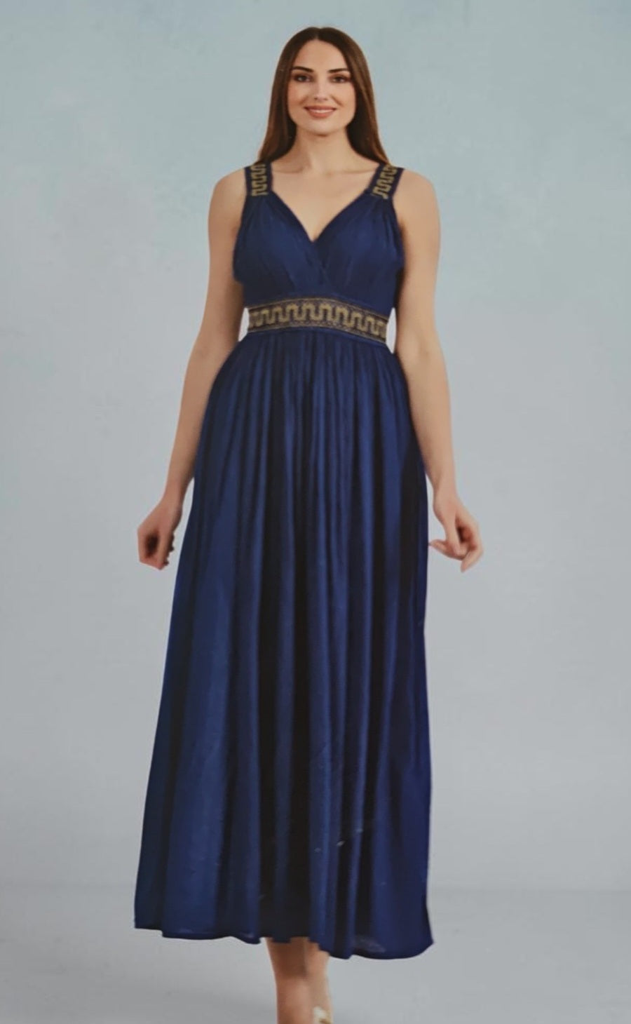 Ancient Greek-Inspired Maxi Dress