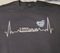 Acropolis – The Heartbeat of Greece Unisex Black Tee