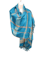 Greek Key Cashmere Feel Scarf