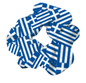 Satin Hair Scrunchies – Greek Flag & OPA! Prints