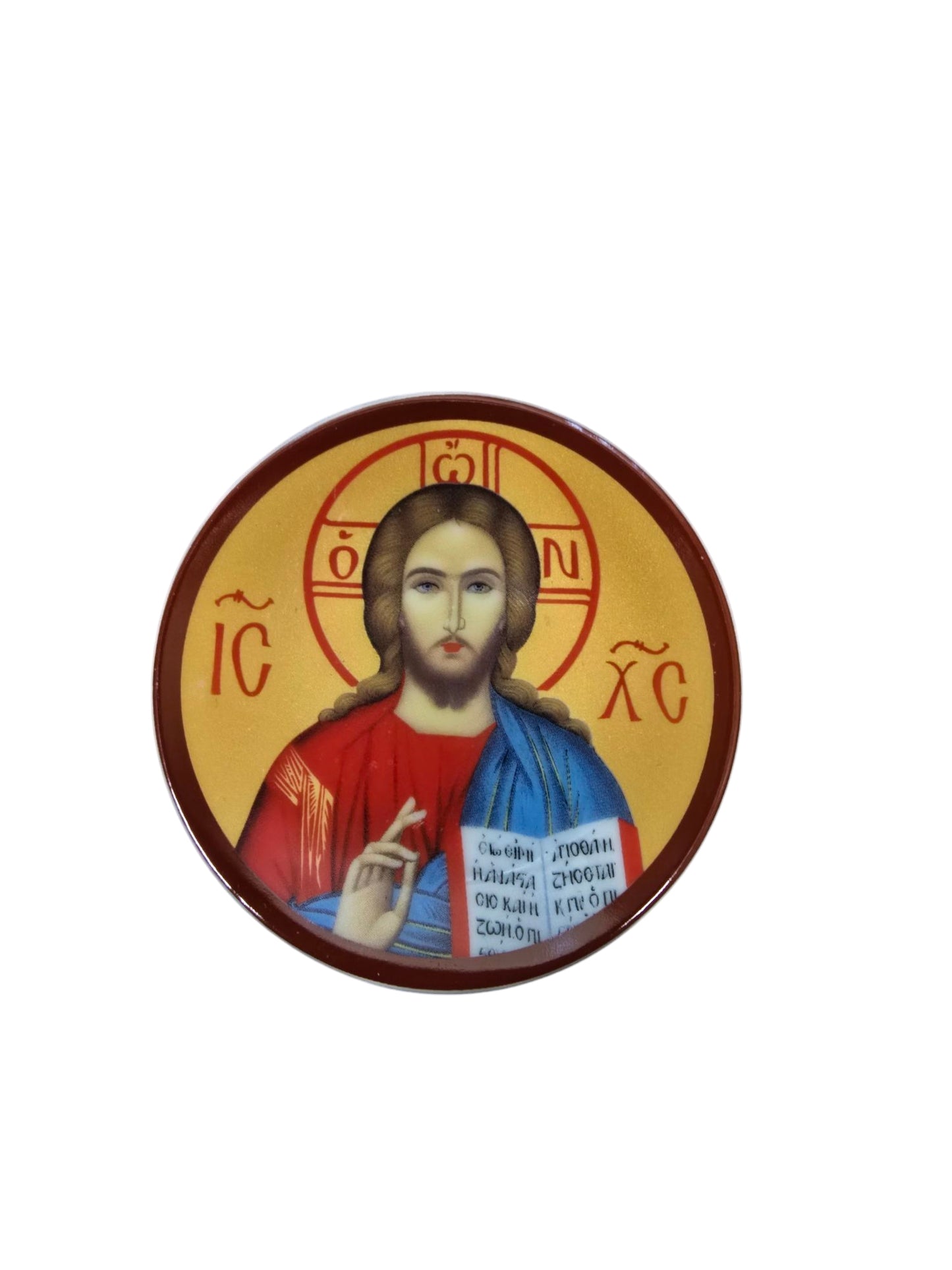 Orthodox Byzantine Icon Ceramic Magnets – Vibrant & Unique