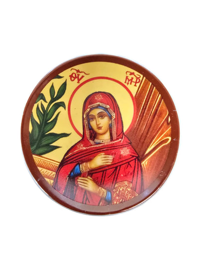 Orthodox Byzantine Icon Ceramic Magnets – Vibrant & Unique