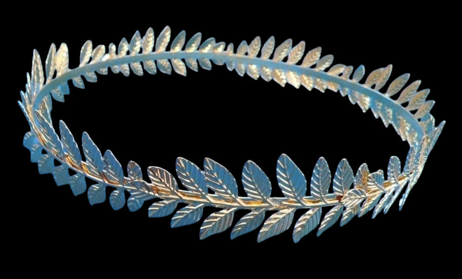 Baroque Style Gold Leaf Headband – Goddess-Inspired Elegance