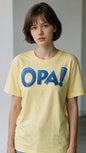 OPA! Corn Silk Yellow Soft-Style T-Shirt by Gildan