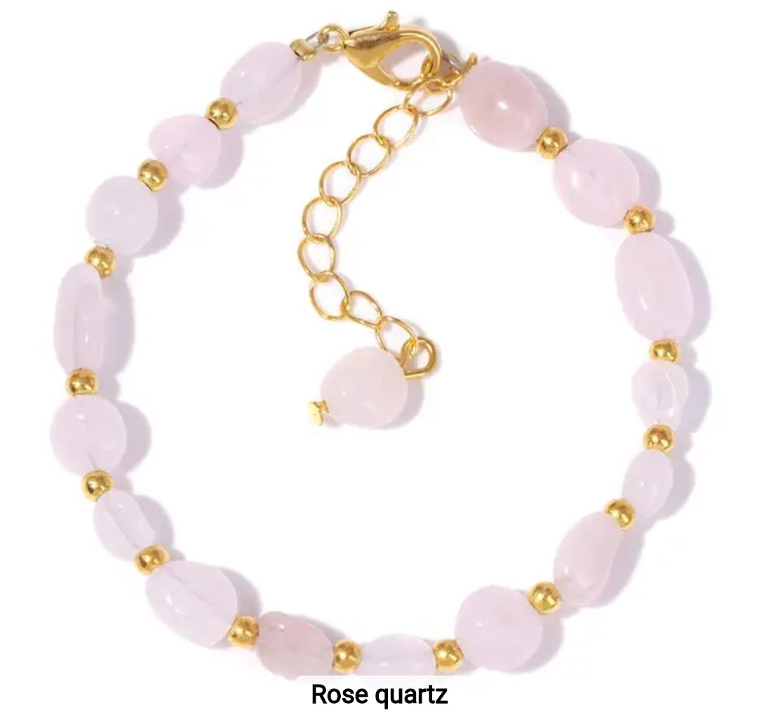 Irregular Stone Bracelet – Semi-Precious Inspiration