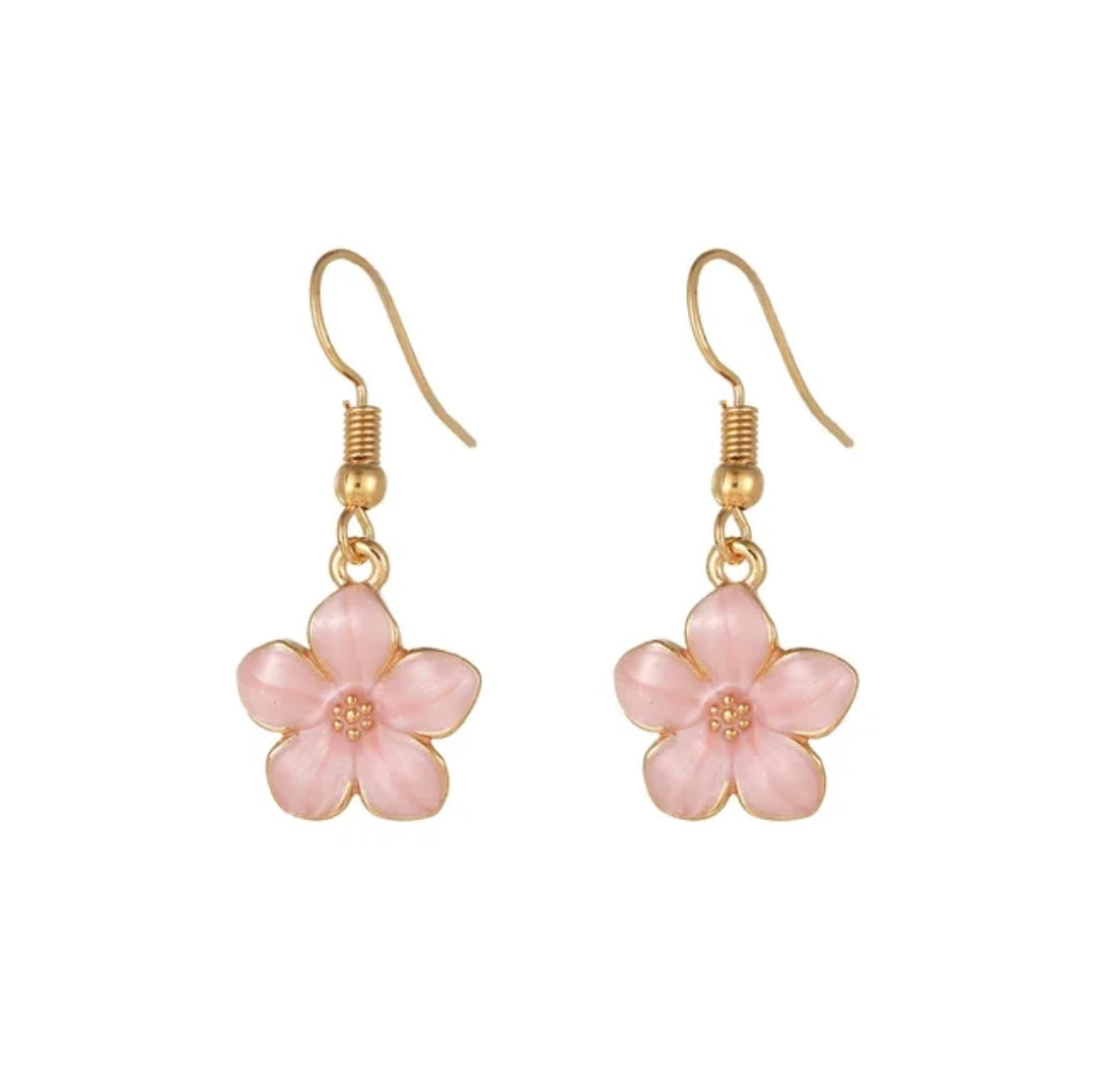 Bloom Drip Enamel Earrings