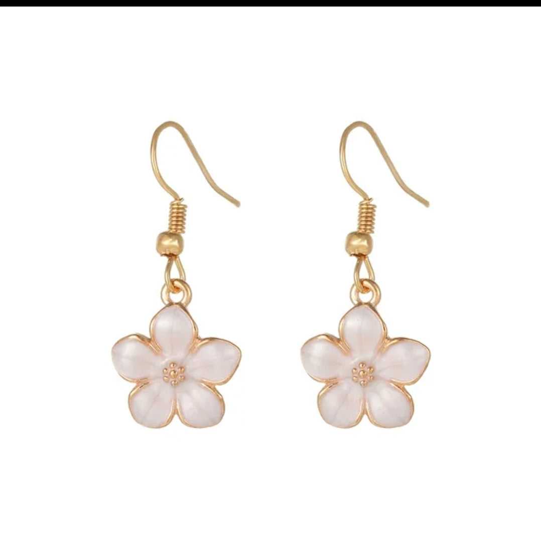 Bloom Drip Enamel Earrings