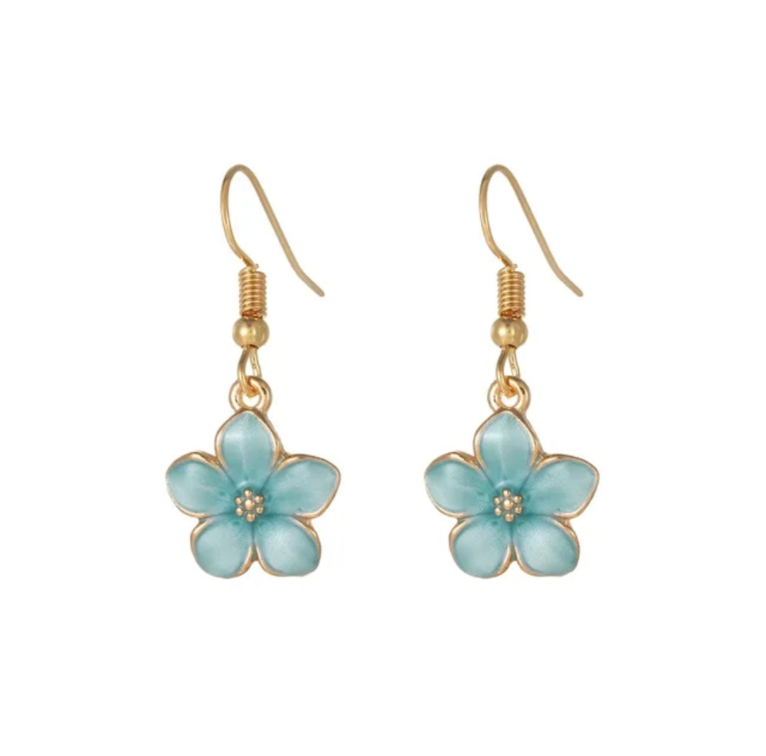 Bloom Drip Enamel Earrings