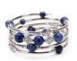 Bohemian Natural Stone Multilayer Spiral Wrap Bracelet