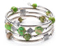 Bohemian Natural Stone Multilayer Spiral Wrap Bracelet